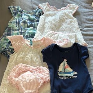 Vineyard Vines girl outfit bundle (4)
